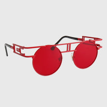 ROYAL GIRL Quality Metal Frame Steampunk Sunglasses Women Brand Designer Round Men Gothic Sun glasses Vintage Eyeglasses ss211
