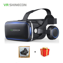Shinecon Casque VR Box Virtual Reality Glasses 3 D 3d Goggles Headset Helmet For Smartphone Smart Phone Google Cardboard Stereo