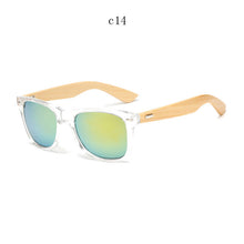 BOYSEEN Retro Wood Sunglasses Men Bamboo Sunglass Women Brand Design Sport Goggles Gold Mirror Sun Glasses Shades lunette oculo
