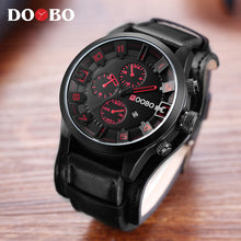DOOBO Men's Casual Sport Quartz Watch Mens Watches Top Brand Luxury Quartz-Watch Leather Military Watch Wrist Male Clock Drop