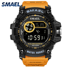 SMAEL Digital Watch for Men Multifunctional LED Watch Digital Clock Men Big Dial Watches Sport 8010 50m Waterproof Sport Watches
