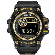 SMAEL Digital Watch for Men Multifunctional LED Watch Digital Clock Men Big Dial Watches Sport 8010 50m Waterproof Sport Watches
