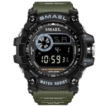 SMAEL Digital Watch for Men Multifunctional LED Watch Digital Clock Men Big Dial Watches Sport 8010 50m Waterproof Sport Watches