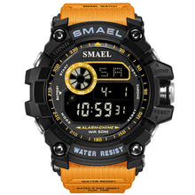 SMAEL Digital Watch for Men Multifunctional LED Watch Digital Clock Men Big Dial Watches Sport 8010 50m Waterproof Sport Watches