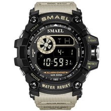 SMAEL Digital Watch for Men Multifunctional LED Watch Digital Clock Men Big Dial Watches Sport 8010 50m Waterproof Sport Watches