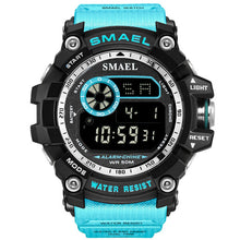 SMAEL Digital Watch for Men Multifunctional LED Watch Digital Clock Men Big Dial Watches Sport 8010 50m Waterproof Sport Watches