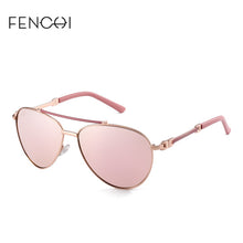 FENCHI Sunglasses Women Driving Pilot Aviator Classic Fashion Sunglasses High Quality Metal Brand Designer Glasses Oculos De Sol