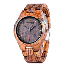 BOBO BIRD Wood Watch Men relogio masculino Special Design Timepieces Quartz Watches in Wooden Gifts Box W-Q05 DROP SHIPPING