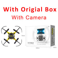 RC Quadcopter Wifi FPV 0.3MP Camera LED 3D Flip 4CH Mini Drone BNF Helicopter For Indoor Outdoor Toy KY901 VS CX-10W FSWB